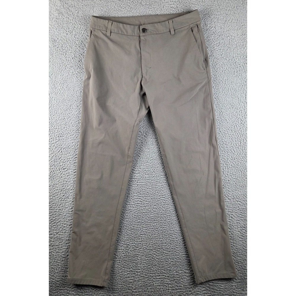 Lululemon Pants Men 33 (33x32)‎ Brown Commission Classic Fit LM5AEYS